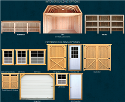 Old Hickory Buildings - Interior & Exterior building options