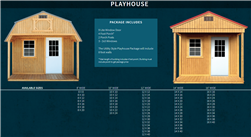 Old Hickory Buildings - Playhouse package
